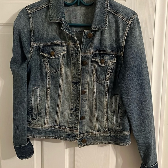 American Eagle crop Jean jacket - Picture 1 of 2